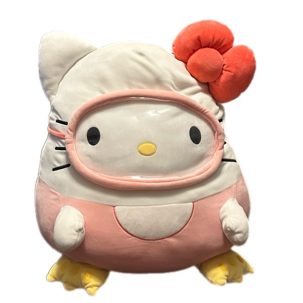 Squishmallow Hello Kitty Scuba‎ Gear Jumbo Soft Pillow Plush Toy 24”